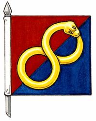 Flag of the American Society of Heating, Refrigerating and Air Conditioning Toronto Chapter, also known as ASHRAE Toronto Chapter