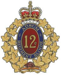 Badge of the 12e Régiment blindé du Canada