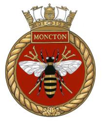 Badge of HMCS Moncton