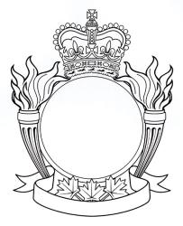 Badge Frame for Schools and Training Centres of the Canadian Armed Forces