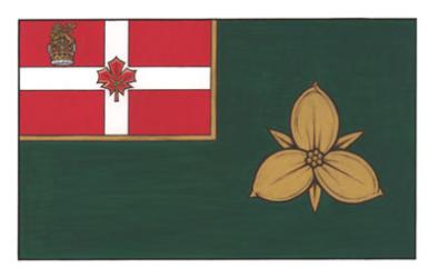 Flag for use by the St. John Council for Ontario