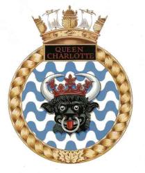 Badge of HMCS Queen Charlotte