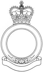 Badge Frame for Data Centres and Lines Troops of the Canadian Armed Forces