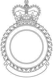Badge Frame for Air Formations and Miscellaneous Air Force Units of the Canadian Armed Forces