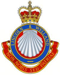Badge of the The Lincoln and Welland Regiment