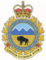 Badge of the Regional Cadet Support Unit (Prairie)