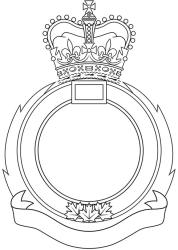 Badge Frame for Communication Groups of the Canadian Armed Forces