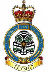 Badge of the 748 (Nanaimo) Communication Squadron