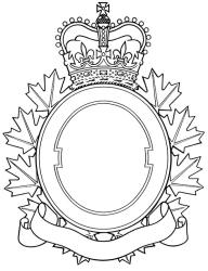 Badge Frame for Service Battalions of the Canadian Armed Forces