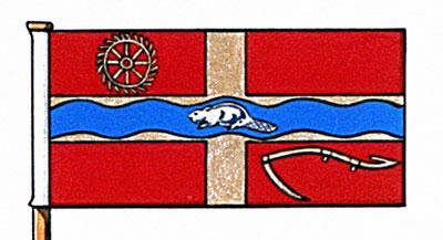 Flag of the Village of Russell