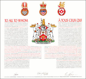 Lettres patentes concédant des emblèmes héraldiques au Royal College of Chiropractic Sports Sciences (Canada)