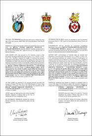 Lettres patentes concédant des emblèmes héraldiques au Royal United Services Institute – Vancouver Society Lettres patentes concédant des emblèmes héraldiques au Royal United Services Institute – Vancouver Society