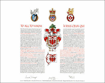 Letters patent granting heraldic emblems to Karim Wade Nasser Letters patent granting heraldic emblems to Karim Wade Nasser