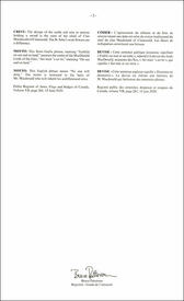 Lettres patentes enregistrant les emblèmes héraldiques d'Angus Lewis Macdonald Lettres patentes enregistrant les emblèmes héraldiques d'Angus Lewis Macdonald