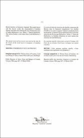 Lettres patentes enregistrant les emblèmes héraldiques de la Municipality of the United Townships of Dysart, Dudley