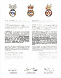 Lettres patentes concédant des emblèmes héraldiques à la St. Mildred’s-Lightbourn School