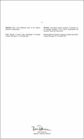 Lettres patentes enregistrant les emblèmes héraldiques de Freeman Freeman-Thomas Lettres patentes enregistrant les emblèmes héraldiques de Freeman Freeman-Thomas