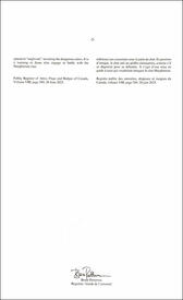 Lettres patentes enregistrant les emblèmes héraldiques d'Ian Douglas Macpherson