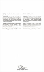 Letters patent registering the heraldic emblems of the City of Sydney