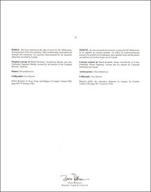 Lettres patentes confirmant les emblèmes héraldiques de Bennie Liam James McKonnon Lettres patentes confirmant les emblèmes héraldiques de Bennie Liam James McKonnon