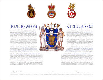 Letters patent granting heraldic emblems to The Arts and Letters Club of Toronto Letters patent granting heraldic emblems to The Arts and Letters Club of Toronto