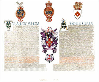 Letters patent granting heraldic emblems to Bishop’s College School Letters patent granting heraldic emblems to Bishop’s College School