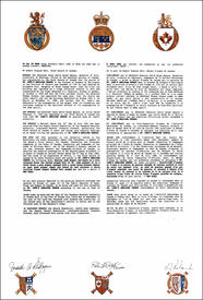 Letters patent granting heraldic emblems to St. Luke's Anglican Church Letters patent granting heraldic emblems to St. Luke's Anglican Church