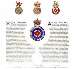 Letters patent granting a Badge to the Communications Security Establishment Letters patent granting a Badge to the Communications Security Establishment