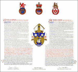 Lettres patentes concédant des emblèmes héraldiques au Roman Catholic Archbishop of Vancouver Lettres patentes concédant des emblèmes héraldiques au Roman Catholic Archbishop of Vancouver