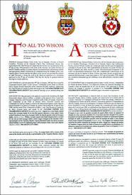 Lettres patentes concédant des emblèmes héraldiques à la Nanaimo Empire Day Celebrations Society Lettres patentes concédant des emblèmes héraldiques à la Nanaimo Empire Day Celebrations Society