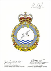 Letters patent approving the Badge of the 12 Wing Letters patent approving the Badge of the 12 Wing