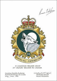 Letters patent approving the Badge of 33 Canadian Brigade Group Letters patent approving the Badge of 33 Canadian Brigade Group