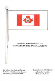 Approval of the Flag of the Queen's Harbourmaster Approval of the Flag of the Queen's Harbourmaster