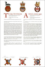 Lettres patentes concédant des emblèmes héraldiques au Regina Police Service Lettres patentes concédant des emblèmes héraldiques au Regina Police Service