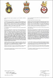 Lettres patentes concédant des emblèmes héraldiques à la Municipalité de la paroisse de Saint-Malachie Lettres patentes concédant des emblèmes héraldiques à la Municipalité de la paroisse de Saint-Malachie