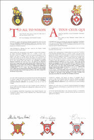 Lettres patentes concédant des emblèmes héraldiques au Central Saanich Police Service Lettres patentes concédant des emblèmes héraldiques au Central Saanich Police Service