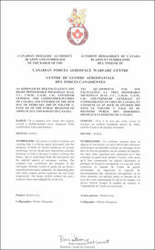 Lettres patentes approuvant l'insigne du Centre de guerre aérospatiale des Forces canadiennes Lettres patentes approuvant l'insigne du Centre de guerre aérospatiale des Forces canadiennes