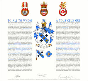 Letters patent granting heraldic emblems to Maro Ćorić Letters patent granting heraldic emblems to Maro Ćorić