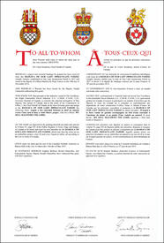 Letters patent granting heraldic emblems to the Basilica of Our Lady Immaculate Parish Letters patent granting heraldic emblems to the Basilica of Our Lady Immaculate Parish