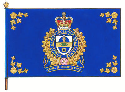 Drapeau du Camrose Police Service Drapeau du Camrose Police Service