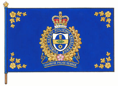 Flag of the Camrose Police Service Flag of the Camrose Police Service