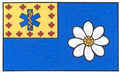 Flag of the Paramedic Chiefs of Canada (Northwest Territories)