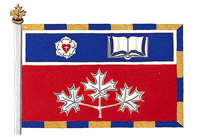 Flag of Wilfrid Laurier University Flag of Wilfrid Laurier University