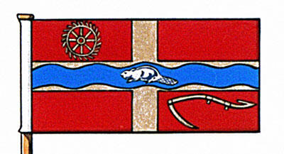 Flag of the Village of Russell Flag of the Village of Russell