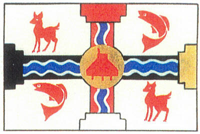 Flag of the Kamloops Indian Band of the Shuswap Nation