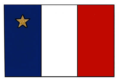 National Flag of Acadia