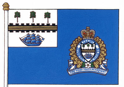 Flag of the Port Moody Police Department Flag of the Port Moody Police Department