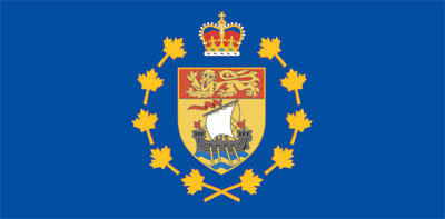 Flag of office of the Lieutenant Governor of New Brunswick