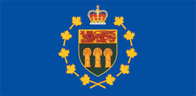 Drapeau d'office du Lieutenant-gouverneur de la Saskatchewan