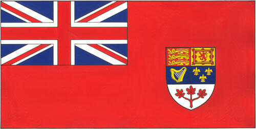 Canadian Red Ensign 1957